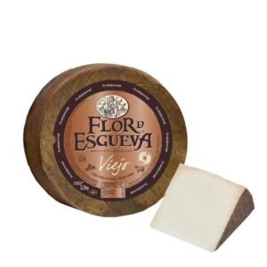 FLOR DE ESGUEVA Queso viejo de oveja, mini madurado en corteza natural , 1 kg elaborado con leche cruda